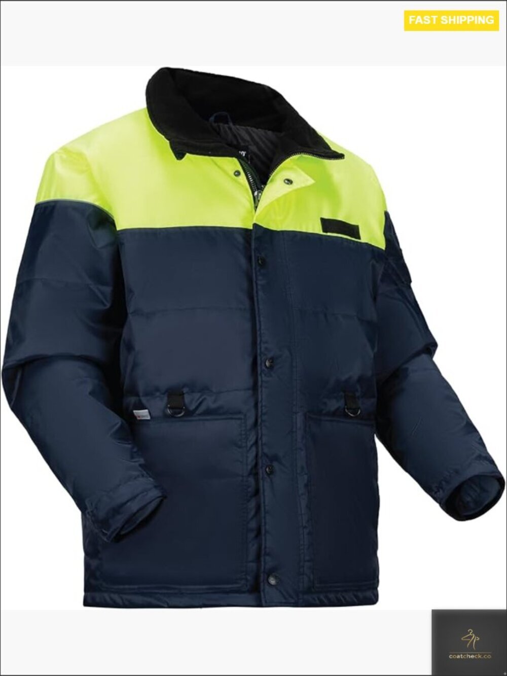 Insulated Freezer Jacket Work Utility Cold Storage 200g Thinsulate Quilted Long
